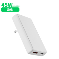 Meilleures ventes - Chargeur GaN 45W PD Type C à charge ultra rapide avec certification PSE, prise japonaise, original pour ordinateur portable