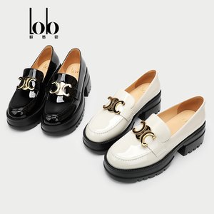 Chaussures Mocassins en Cuir Véritable pour Automne/Hiver avec Semelle Épaisse, Style Britannique Tendance Printemps à Enfiler - Product Image 2