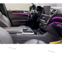 Kit de Mise à Jour d'Éclairage d'Ambiance LED pour Voiture, Garniture de Porte Automatique Lampe d'Atmosphère pour Mercedes-Benz ML GLE GL GLS W166 X166 2012-2019
