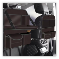 Sac organisateur pour dossier de siège de voiture |   Lot de 2 rangements suspendus multi-compartiments pour sièges arrière |   Maintient l'intérieur bien rangé, accès facile