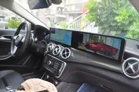 Lecteur DVD de voiture avec écran de 25,6 pouces pour Mercedes-Benz GLA/Classe A W176/X156 NTG5.0 2016-2018, CarPlay sans fil, Android Auto, double écran