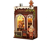 Aimant de réfrigérateur 3D, aimant décoratif pour réfrigérateur avec lumière | Puzzle en bois pour adultes, aimants mignons pour casier