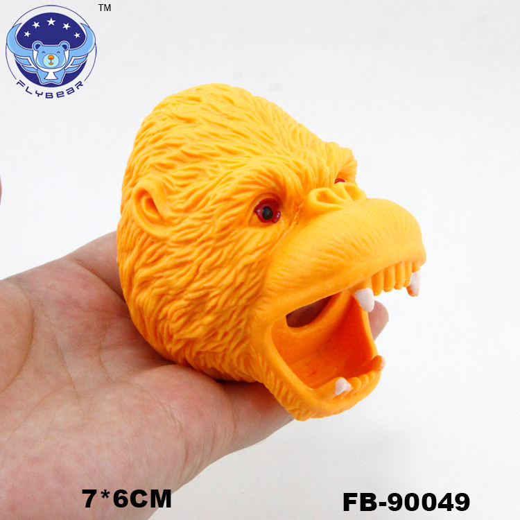 Squishy Colorful Glitter Jelly Water Bead Stress Relief Gorilla Animal Pressure Balls Grape Pull Stretch Relief Squishy Ball