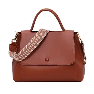 2021 Luxury Handbags For Women Bolsos Simple Soft Pu Leather Designer Bags Large Capacity Women's Purses Stylish Tote Bag