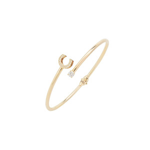 Bracciale con iniziale in oro C - Product Image 3