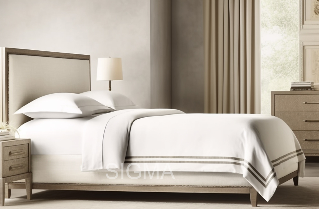 Modern King Size Bed Frame Solid Oak Wood Bed Luxury Wardrobe Bedroom Furniture