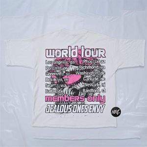 Camiseta informal holgada de algodón con estampado de diseño único, camiseta de manga corta con cuello redondo para verano 100% algodón - Product Image 6