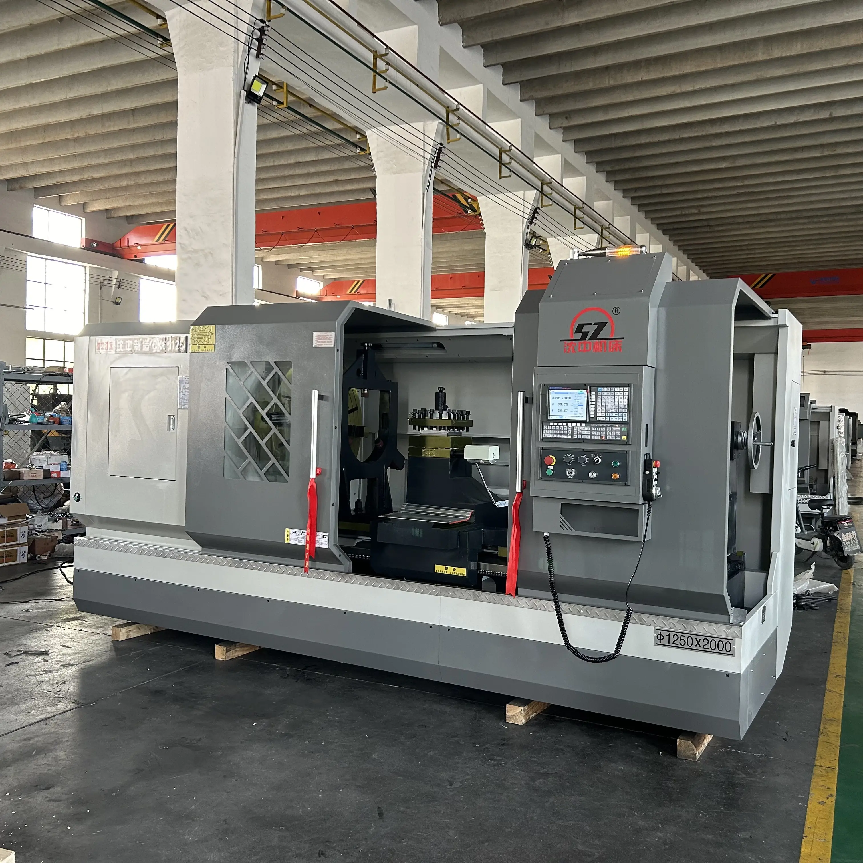 Shenzhong CNC Lathe high precision heavy duty machine tool with GSK/KND/SIEMENS system