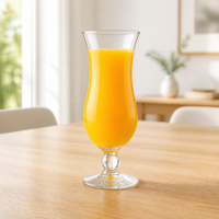 Verre à jus cristallin de 420 ml (14 oz) - Verres à pied haut de gamme en verre blanc premium pour la restauration et l'hôtellerie (vente en gros)