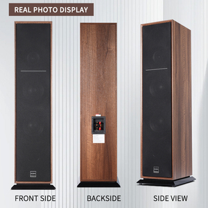 Altavoz de Torre de Alta Gama Nivel 2.0 Frontal para Sala de Estar de Tres Frecuencias Pasivo <span class=keywords><strong>HiFi</strong></span> de Piso Tipo Estéreo para el Hogar en Madera - Product Image 4