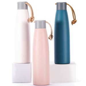 Nueva Botella de Agua de Acero Inoxidable 304, Portátil, con Cuerda, Deportiva, de Boca Pequeña, para Viajes - Product Image 2