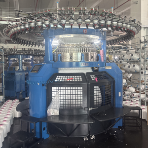 Máquina de tejer circular de la marca <span class=keywords><strong>HANMA</strong></span> / máquina de tejer textiles / máquina para fabricar telas de doble jersey de ancho abierto - Product Image 6