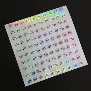 Custom Printing Scratch off Serial Number Security Hologram Sticker Code 3D Holographic Label with Your Own Design - Product Image 4