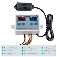 Contrôleur numérique de température et d'humidité, incubateur d'œufs, Thermostat, régulateur d'humidité, contrôle de chauffage et de refroidissement, XK-W1099