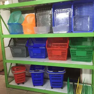 खरीदारी की टोकरी 29l Suppliers-अनुकूलित सुपरमार्केट प्लास्टिक खरीदारी की टोकरी दुकान प्लास्टिक की टोकरी