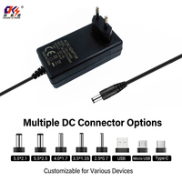 Prix d'usine Adaptateurs muraux 12V 5A 60W Alimentation à découpage AC/DC 24V 2.5A Adaptateur secteur universel 12 Volts 5 Ampères 5000mA