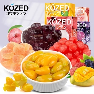 KOZED bonbons gommeux pour enfants bonbons exotiques mangue litchi fruits aromatisés jus pelé bonbons mous - Product Image 3