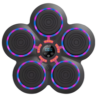 Machine de boxe musicale intelligente avec lumière LED, entraîneur de boxe mural, équipement de fitness à domicile pour soulager le stress