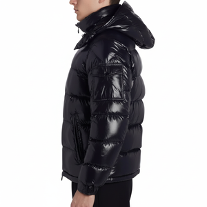 Veste matelassée en coton pour homme en gros - Couleurs vives personnalisées, design patchwork de haute qualité 2026 - Product Image 1