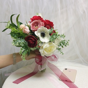 Tianjin Usine En Gros Rose Bouquet De <span class=keywords><strong>Fleurs</strong></span> De Mariage Faire Des Sacs De <span class=keywords><strong>Fleurs</strong></span> Pour Bouquets - Product Image 2