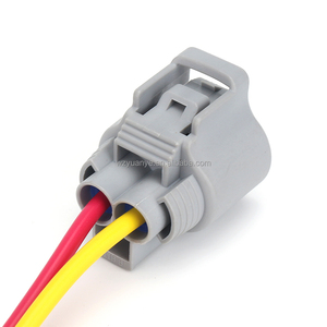 Konektor Kipas Elektronik Otomotif 2 Pin Female dengan Terminal Tembaga dan Casing Nilon, Adaptor Kabel Otomatis - Product Image 4