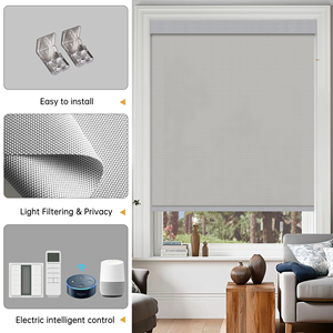 SAMADHI Customized Modern Style Roller Blinds Roller <b>Shades</b> Roller Shaes for Living Room <b>Windows</b> - Product Image 4