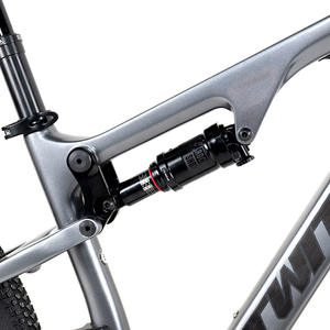 Vélo de montagne en fibre de carbone OVERLORD Soft Tail Double Suspension Absorption des chocs AM Vélo tout-terrain électrique 12 vitesses - Product Image 4