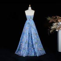 Robe de soirée Jancember LSZ460, élégante, avec des paillettes brillantes, des appliques florales, robe de bal formelle, robe de cérémonie