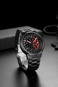 Originale 3D ufficiale giroscopio orologio all'ingrosso di alta qualità orologi a rotelle al quarzo impermeabile da polso auto orologio <span class=keywords><strong>Aston</strong></span> Marting - Product Image 4