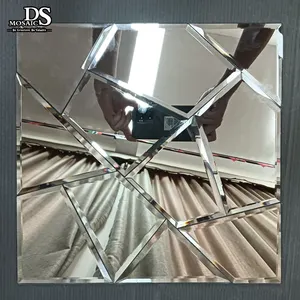 High quality factory price new arrival irregular mirror glass mosaic tile for wall