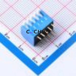 DP-05BP DIP Switch Through hole Component (THT) Switch Piano Key 5 2.54mm Blue - Product Image 1