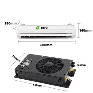 DEFU ユニバーサルキャビンインバーターキャンピングカー用12V/24V DC RVエアコン（サーモスタット付き）新品 - Product Image 1