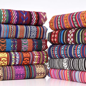 Tissu en polyester à motif pied-de-poule, imperméable, tricoté, lin grossier uni, pour couture artisanale DIY, vêtements, sacs, revêtement de canapé, vente en gros - Product Image 1