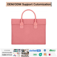 Sac à main professionnel pour femme, sacoche portable BSCI, sac pour ordinateur portable 14 pouces, sac pour ordinateur portable pour femme