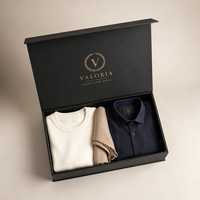 Boîte cadeau magnétique de luxe écologique et recyclable avec logo personnalisé, impression quadricolore, estampage à chaud personnalisé pour les marques de vêtements