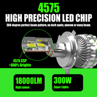 Ampoule de phare LED de voiture haute puissance H4 phare led 9005 9006 h11 h7 6500k phares LED blancs 300w ampoules de voiture avec Canbus