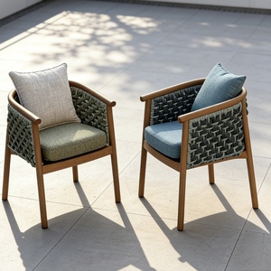 Chaise longue en teck massif pour <span class=keywords><strong>restaurant</strong></span>, design minimaliste, mobilier de salle à manger extérieur confortable pour hôtels <span class=keywords><strong>et</strong></span> parcs - Product Image 4