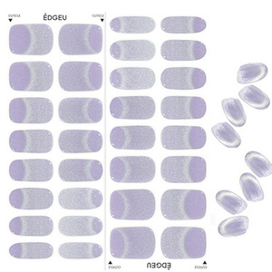 Pegatinas de Uñas Edgeu, Gel UV de Uretano, Resistentes al Agua, Semi Curadas, Magnetizadas, Voluminizadoras, para Mujer - Product Image 4
