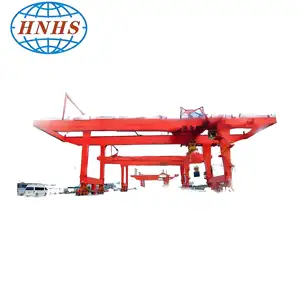 Huasui Rmg Тип Двухбалочный рельсовый портальный кран для Harbour контейнеров 30 т 45 т