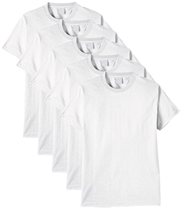 Men's <b>White</b> Cotton <b>T</b>-<b>Shirt</b> Regular Fit Short Sleeve O-Neck Casual Jersey Solid Blank 100% Cotton Knitted <b>Plain</b> Dyed - Product Image 1
