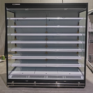 Refrigeratore di frutta aperto a distanza a doppia cortina d'aria per frigorifero con <span class=keywords><strong>Display</strong></span> per supermercato commerciale - Product Image 4