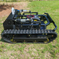 Tondeuse Télécommandée Tout-Terrain Longjie 608-90A sur Chenilles, Puissance 22 Ch, Largeur de Coupe 90 CM