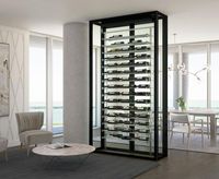 Étagères de rangement de présentoir de bar moderne au design led pour décor de salon moderne de luxe Armoire de bar à vin