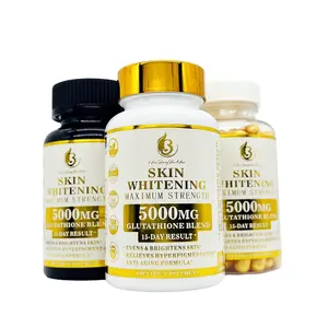 Personnalisé étiqueté de haute qualité grands résultats Liposome collagène vitamine C glutathion pilules suppléments de blanchiment de la peau