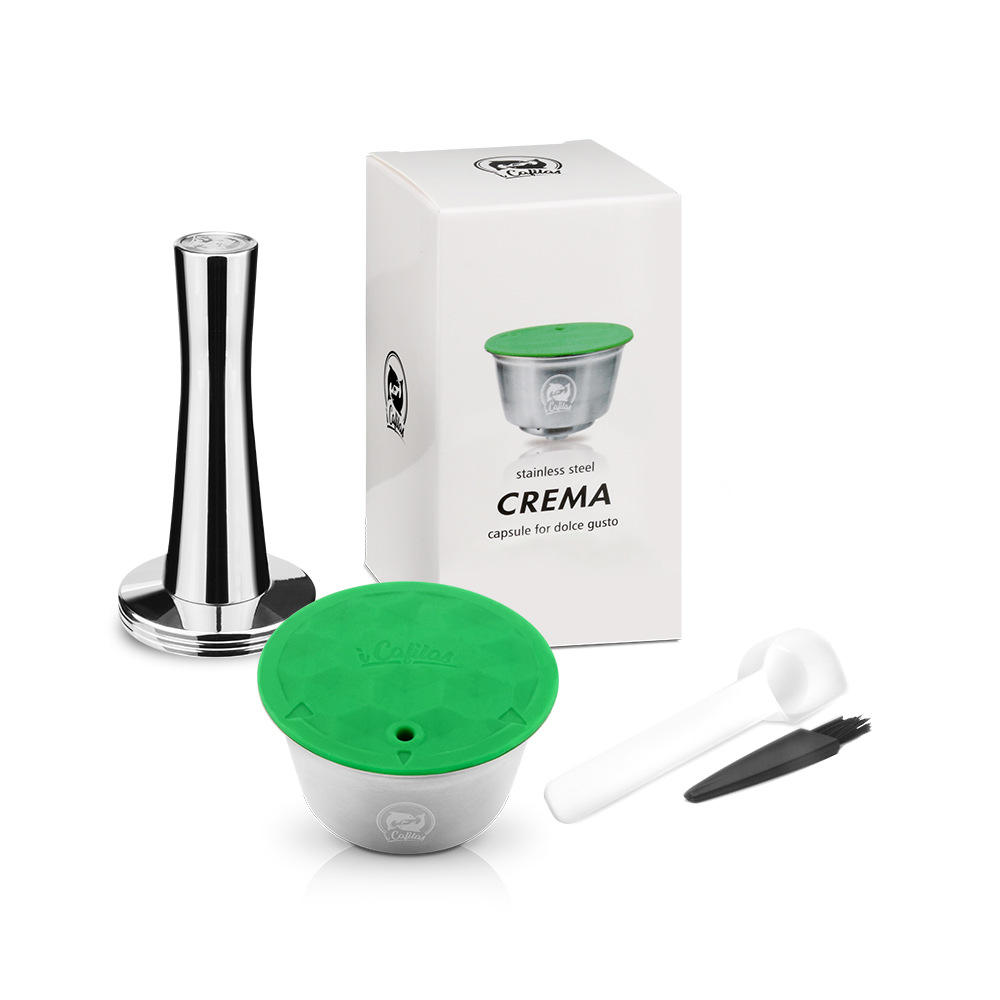 Capsule blanche individuelle + marteau à poudre + brosse cuillère