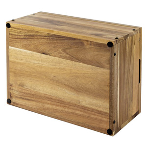 OWNSWING Hot Selling <strong>Wooden</strong> <strong>Bread</strong> Box Bamboo Kitchen <strong>Bread</strong> Storage <strong>Bin</strong> - Product Image 5