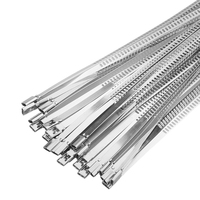 Nouvelles attaches-câbles en acier inoxydable autobloquantes, sangles métalliques multi-usages, attaches-câbles, attaches de câbles, organisateur de matériel