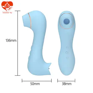 New pleasure portable 2 in 1 Sucking And Licking Clitoral C Spot Suction female sex toy