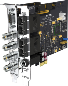 สินค้าใหม่ในสต็อก RME HDSPe AIO Pro อินเทอร์เฟซเสียงภายในแบบ PCIe 30 ช่องสัญญาณ 192kHz 16 เอาต์พุต 14 อินพุต รองรับการเชื่อมต่อ MIDI - Product Image 2