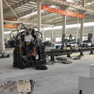 Riantech JBX1010 CNC <b>Hydraulic</b> Flat Steel Punching <b>Shearing</b> Machine Line Core Components (Motor PLC) Multifunctional for Angle - Product Image 1